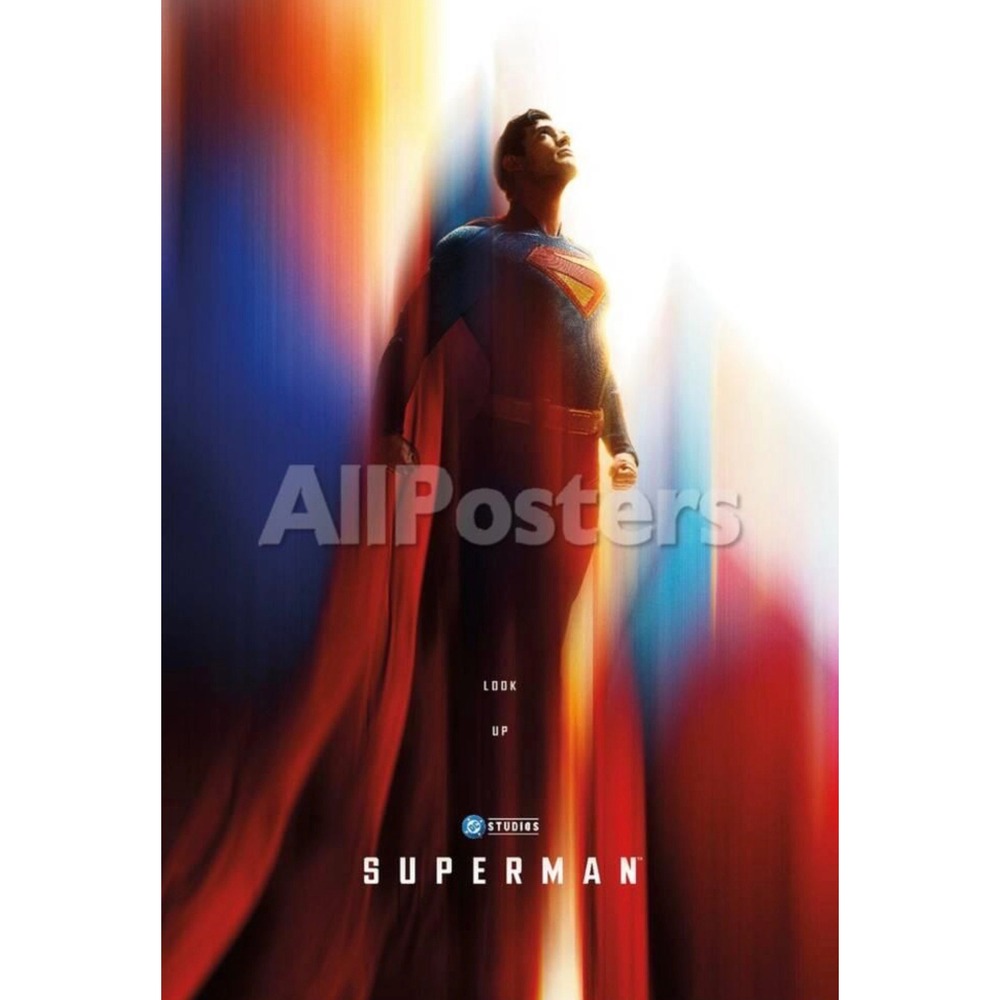 DC Comics Superman 2025 Movie Teaser Poster RP26402 Look Up 22.375x34 Wall Art